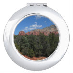 Panorama of Red Rocks in Sedona Arizona Compact Mirror