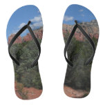 Panorama of Red Rocks in Sedona Arizona Flip Flops