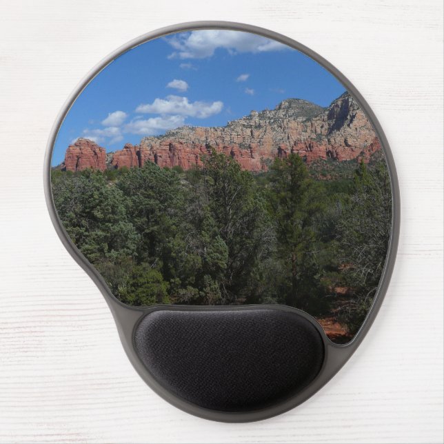 Panorama of Red Rocks in Sedona Arizona Gel Mouse Pad (Front)