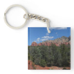 Panorama of Red Rocks in Sedona Arizona Keychain