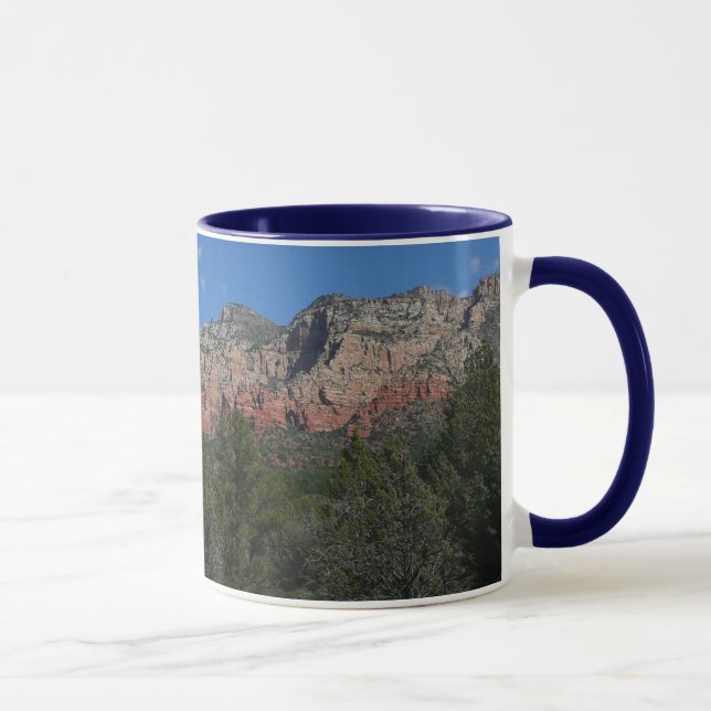 Panorama of Red Rocks in Sedona Arizona Mug (Right)