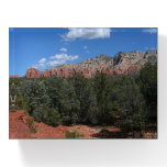 Panorama of Red Rocks in Sedona Arizona Paperweight