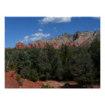 Panorama of Red Rocks in Sedona Arizona Poster