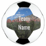 Panorama of Red Rocks in Sedona Arizona Soccer Ball