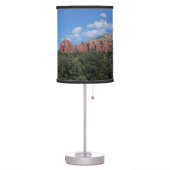 Panorama of Red Rocks in Sedona Arizona Table Lamp (Left)
