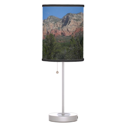Panorama of Red Rocks in Sedona Arizona Table Lamp (Right)