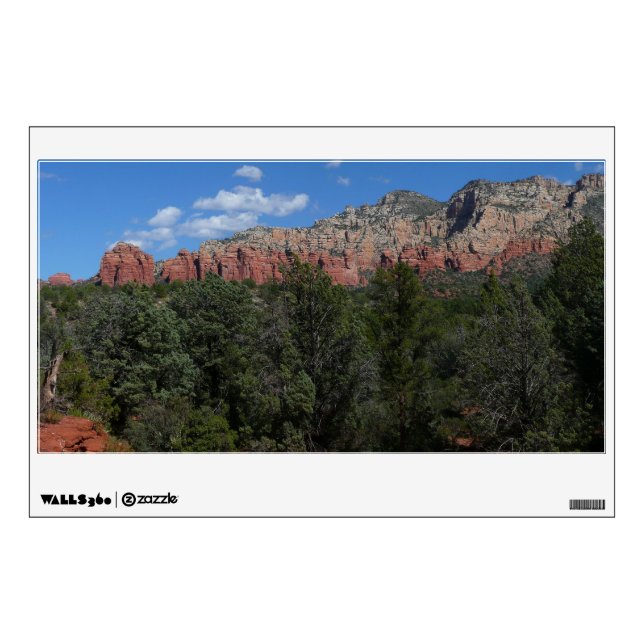 Panorama of Red Rocks in Sedona Arizona Wall Sticker (Front)