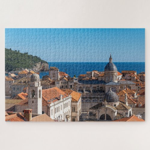 Panorama of the city of Dubrovnik _ Croatia Jigsaw Puzzle