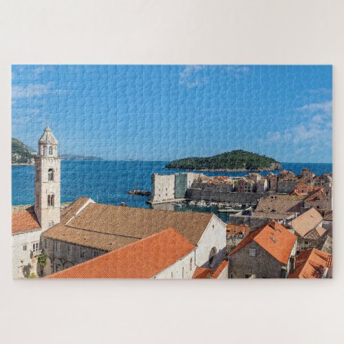 Panorama of the city of Dubrovnik _ Croatia Jigsaw Puzzle