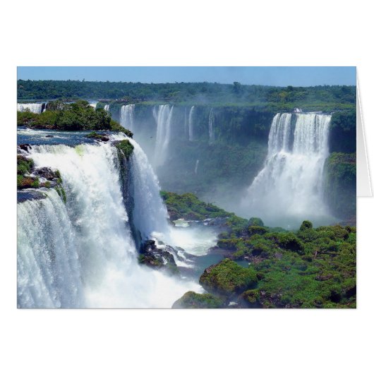 Panorama of the Iguazu Waterfalls from Brazil (Front Horizontal)