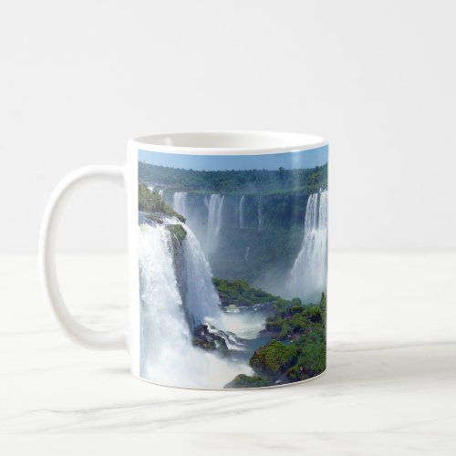 Panorama of the Iguazu Waterfalls from Brazil Coffee Mug