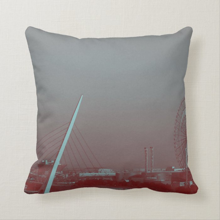 Panorama of Tokyo Throw Pillow