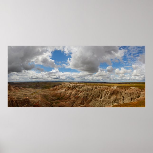 Panorama Point, Badlands National Park, SD Poster (Front)