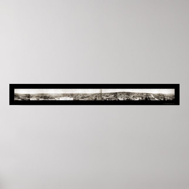 Panorama Spokane WA Photo 1902 Poster (Front)