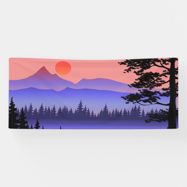 Panorama sunset banner (Horizontal)