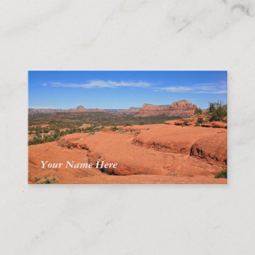 Panorama Valley Views Business Card Template