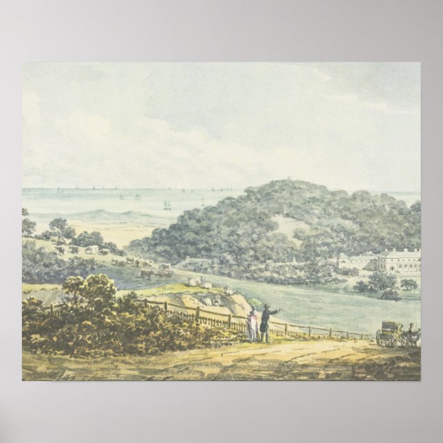 Panoramic 'after' view, from the Red Book for Anto Poster (Front)