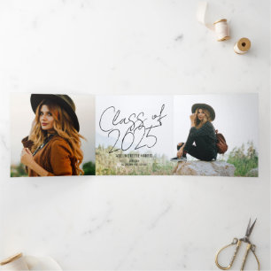 Panoramic Graduate Tri-Fold Announcement
