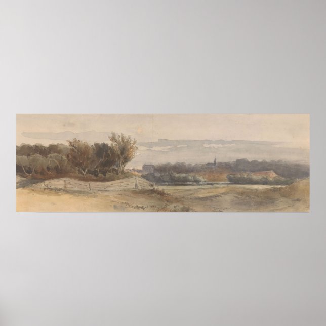 Panoramic Landscape (in or before 1903) Johan Poster (Front)