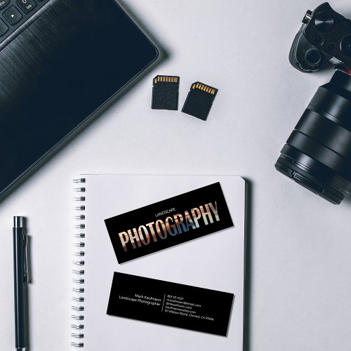 Panoramic Landscape Photographer Mini Business Card