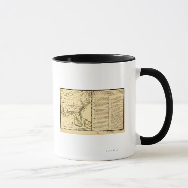 Panoramic Map (Spanish Language) Mug (Right)