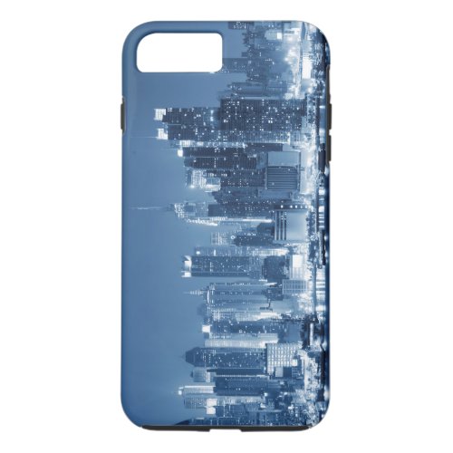 Panoramic New_York City Night Skyline iPhone 8 Plus7 Plus Case