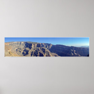 Panoramic of Jebel Shams - Sultanate of Oman Poster