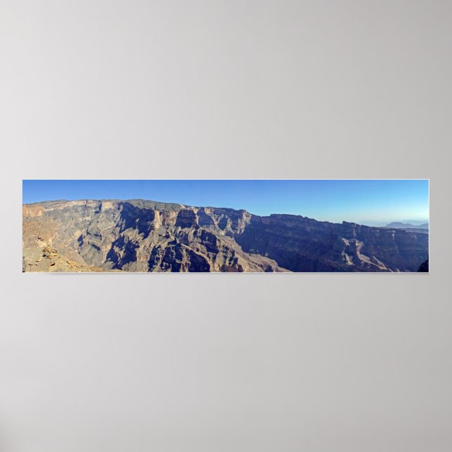Panoramic of Jebel Shams - Sultanate of Oman Poster (Front)