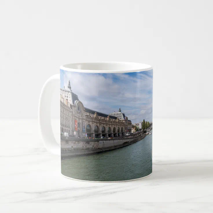 Panoramic of Musee d'Orsay from Pont Royal - Paris Coffee Mug | Zazzle