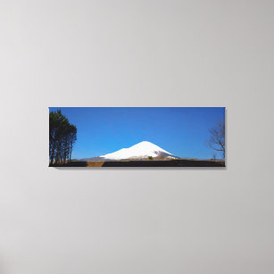 Panoramic Photograph of Mount Fuji © Canvas Print