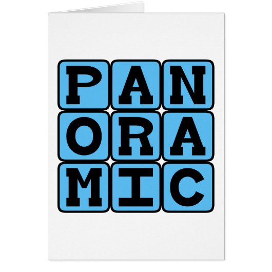 Panoramic, Photography Style Cards (Front)