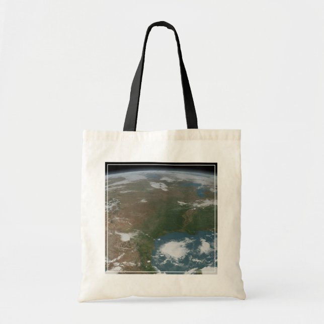 Panoramic Planet Earth And The Us. 2 Tote Bag (Front)