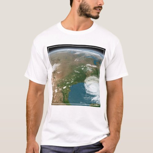 Panoramic Planet Earth And The Us T_Shirt