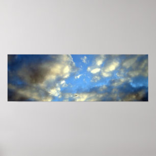 Panoramic Storm Clouds Print Poster