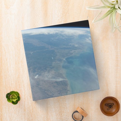 Panoramic Texas And The Gulf Of Mexico 3 Ring Binder