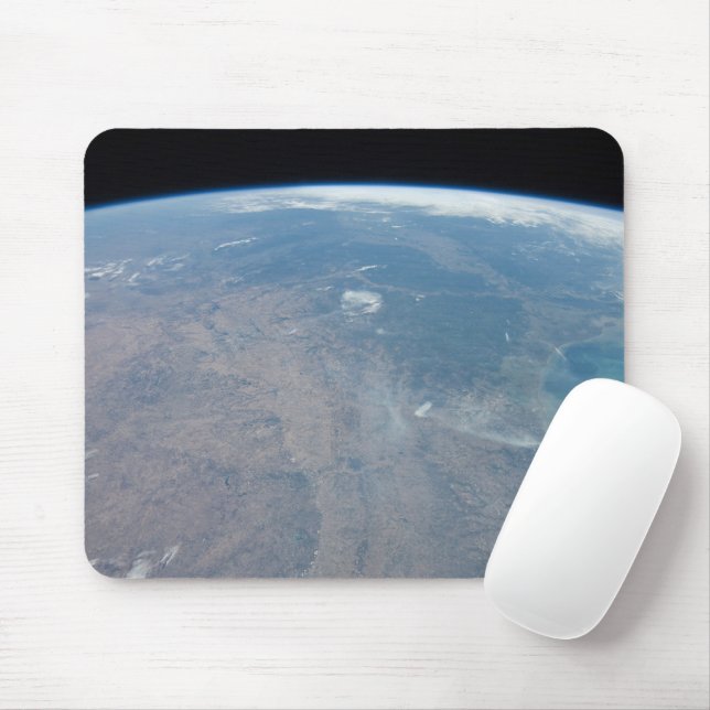 Panoramic Texas And The Gulf Of Mexico Mouse Pad (With Mouse)