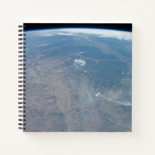 Panoramic Texas And The Gulf Of Mexico Notebook