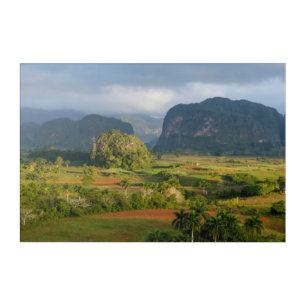 Panoramic valley landscape, Cuba Acrylic Print