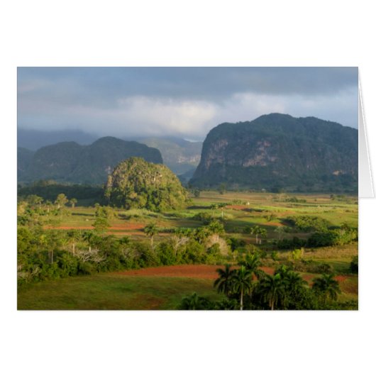 Panoramic valley landscape, Cuba Cards (Front Horizontal)