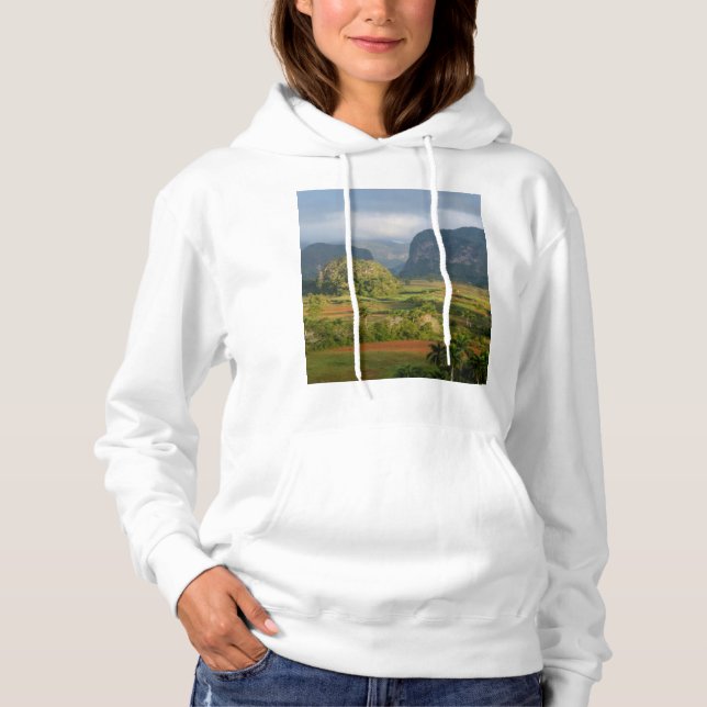Panoramic valley landscape, Cuba Hoodie (Front)