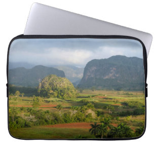 Panoramic valley landscape, Cuba Laptop Sleeve