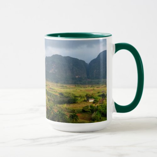 Panoramic valley landscape Cuba Mug