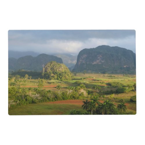 Panoramic valley landscape Cuba Placemat