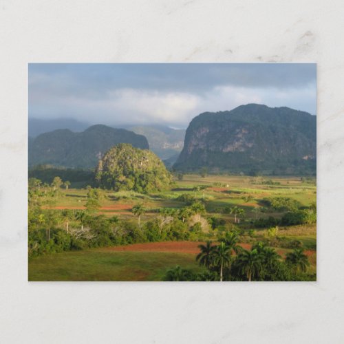 Panoramic valley landscape Cuba Postcard