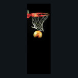 Panoramic Vertical Basketball Door Poster<br><div class="desc">Panoramic Basketball Posters - I Love This Game. Popular Sports - Basketball Game Ball Image.</div>