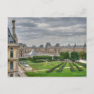 Panoramic View Musee du Louvre Postcard