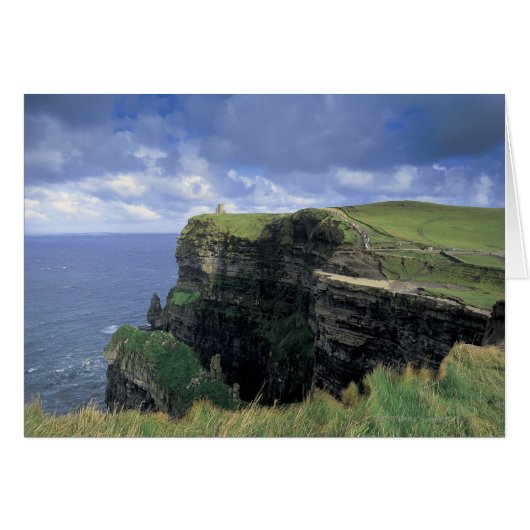 panoramic view of a cliff by the seaside cards (Front Horizontal)