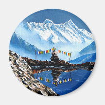 Panoramic View Of Annapurna Mountain Nepal