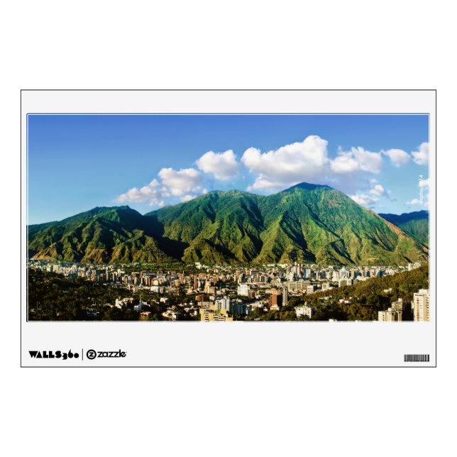 Panoramic view of Avila, Caracas, Venezuela Wall Sticker (Front)