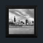 Panoramic view of Chicago skyline in winter Gift Box<br><div class="desc">Chicago Panorama</div>